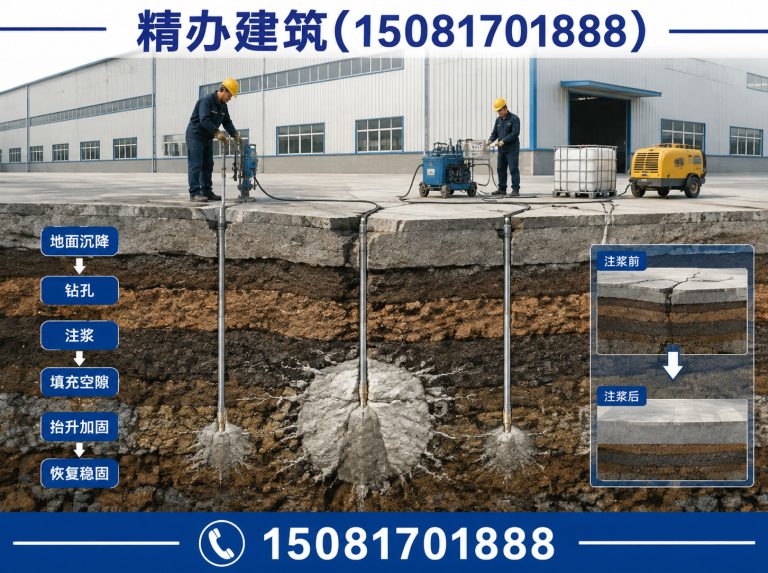 临漳县回填土下沉注浆展示图